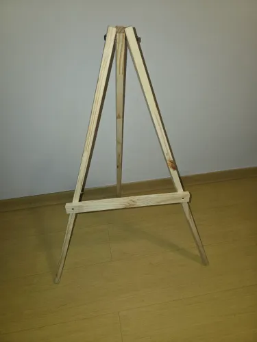 Cavalete  em madeira 90cm para decoração ou pintura