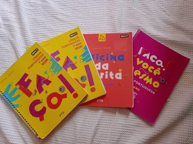 Livro Faça! 1° ano USADO para doação 