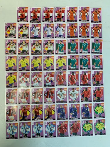 Lote de figurinhas legends Copa do mundo 2026 panini
