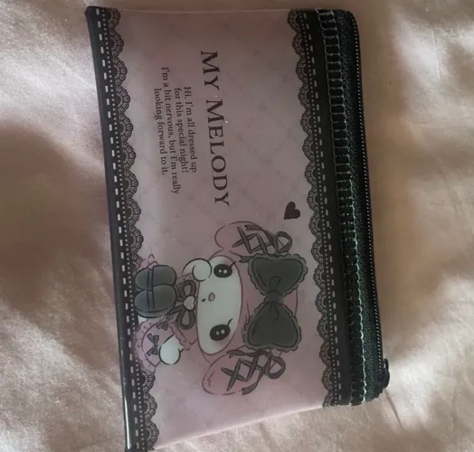 necessaire carteira sanrio my melody jirai kei 50th kuromi 20th rosa 