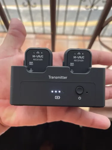 M-VAVE WP-12 ? Sistema de Monitoramento Intra-Auricular Sem Fio 2.4GHz