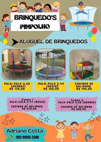 Locação de Pula Pula e Casinha de Bolinha ?
