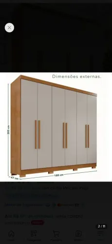 Guarda roupa casal