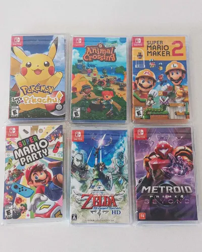 Jogos de Nintendo Switch - Valores na Descrição