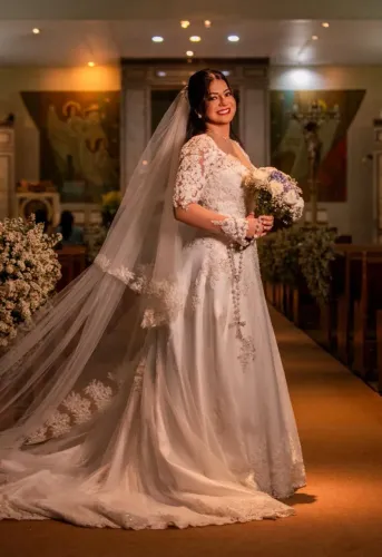 Vestido de noiva Fernando Peixoto. Alta costura