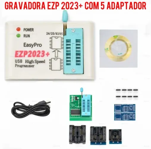 Gravadora EZP 2023+ High-speed USB com 5 Adaptadores (99995.9905 zap)
