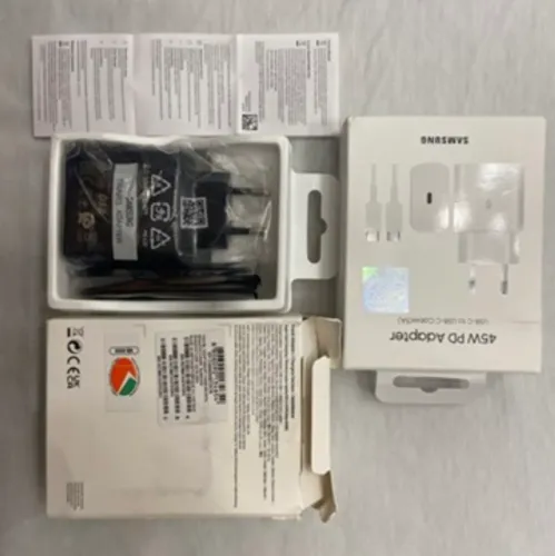 Carregador Samsung 45 W + cabo USB-C de 5A