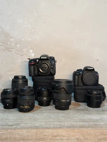 Câmeras fotográficas e lentes