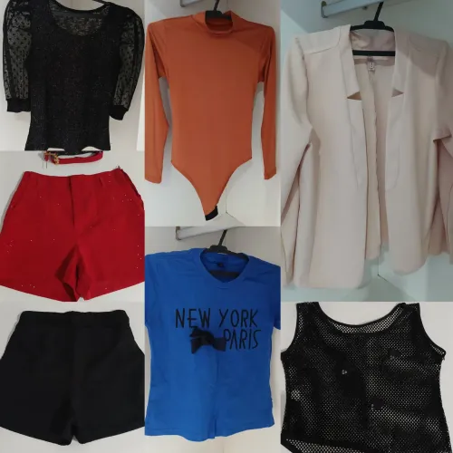 Lote desapego roupas feminina por 55 reais