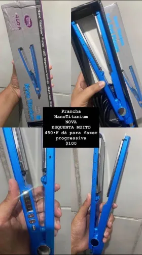 Prancha cabelo NanoTitanium
