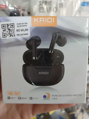 Fone de ouvido Bluetooth 5.4 sem fio.