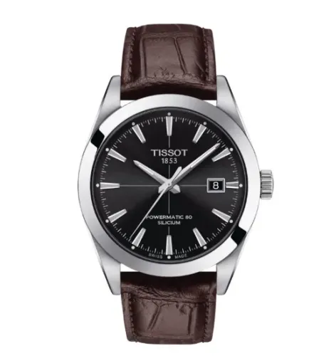 Tissot Gentleman Silicium - Powermatic 80 Automatic Black - ORIGINAL