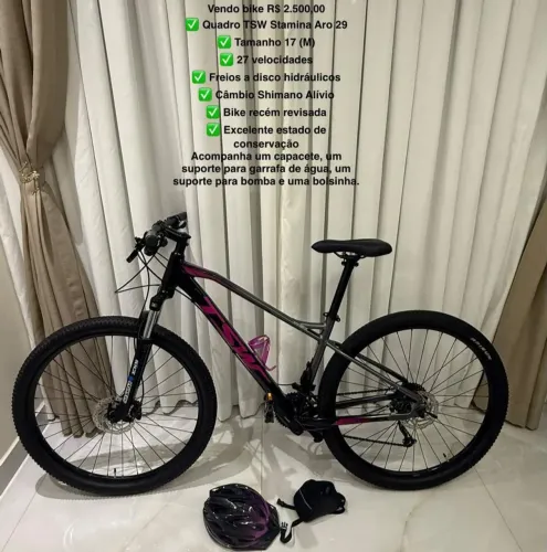 Bicicleta bike TSW Stamina Aro 29 de 27 marchas