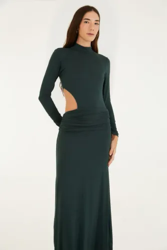 Vestido Farm Golinha Recorte Assimétrico Verde - Novo com Etiqueta