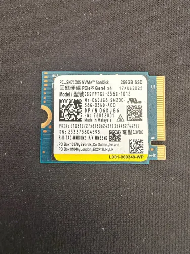 SSD NVME 256GB