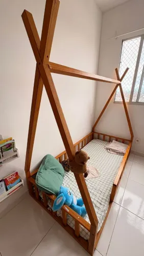 Cama madeira pinus Maciça - Infantil