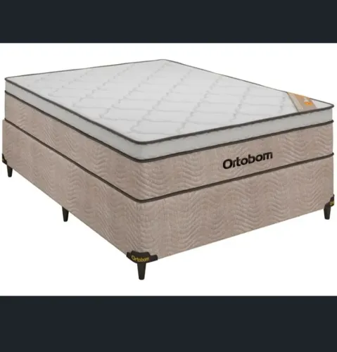 Cama box casal Ortobom