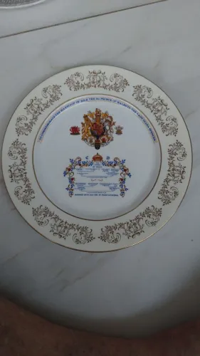 Prato Comemoração casamento príncipe Charles e Lady Diana Spencer