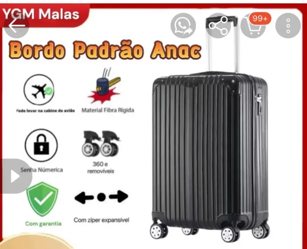 Mala de viagem 18 kg