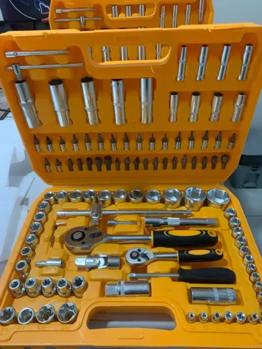 Kit de ferramentas em Chrome Vanadium 108 Peças