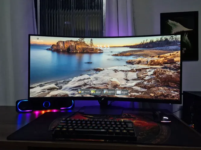 Vende-se Monitor SuperFrame Ultrawide 34 Pol 2k 180Hz