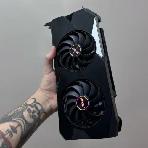 Placa de Vídeo ASUS RX 6700 XT Dual 12GB GDDR6 - Funcionando