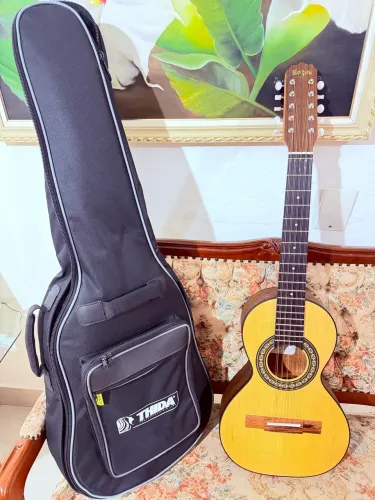 Viola Caipira Rozini Ponteio Elétrica Rv151 Fosca Com Capa