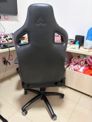 Cadeira Gamer Alpha Gamer Preta - Para Reforma ou Uso com Capa