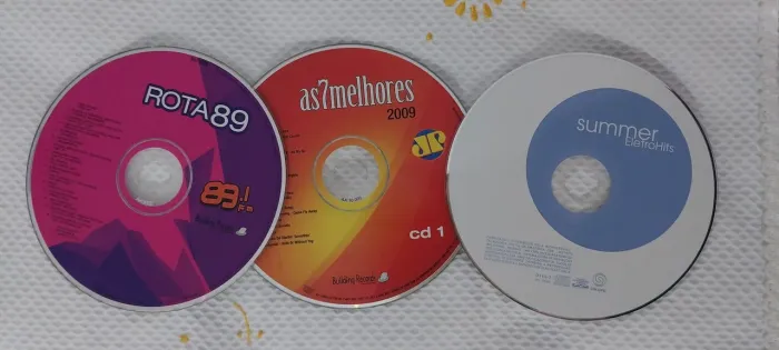Lote de CDs Dance Summer Eletro Hits, 89 FM, Jovem Pan As Melhores