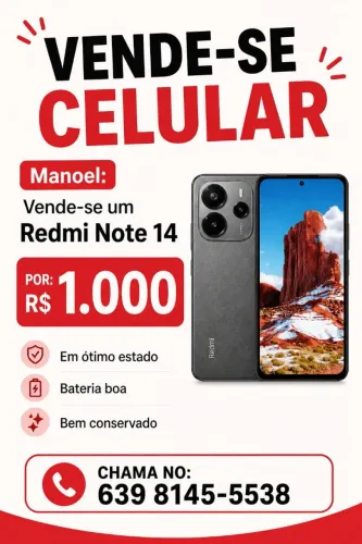 Vende-se um redimir note 14
