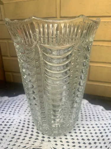 Vaso de cristal vintage