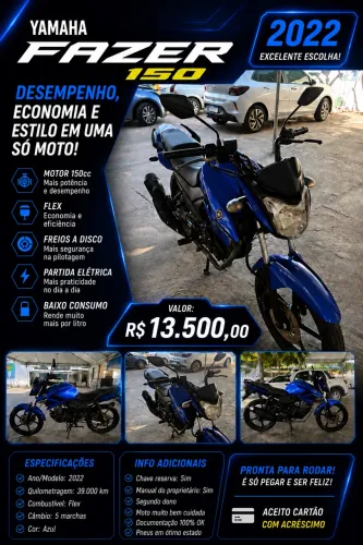 Yamaha Fazer 150 2022