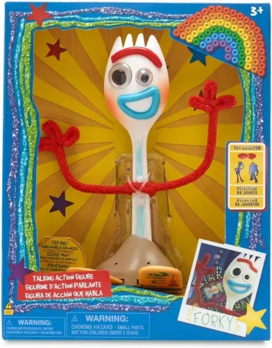 Forky Garfinho Toy Story Interativo falante Action Figure - Disney Store brinquedo coleção