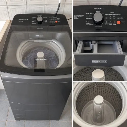 Máquina de Lavar Brastemp 12kg Titanium