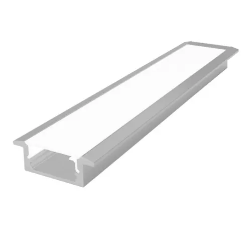 Perfil Led Alumínio de Embutir Branco 17x 7mm