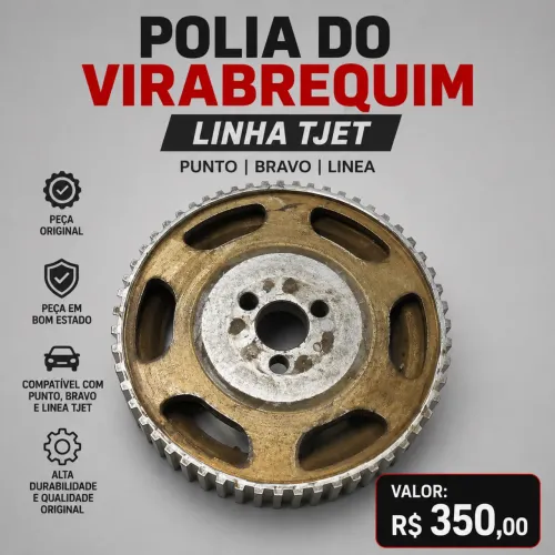 Polia Virabrequim Punto / Bravo / Linea T-Jet Original