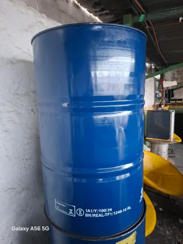 Tambor de óleo 200 litros vazio com tampa