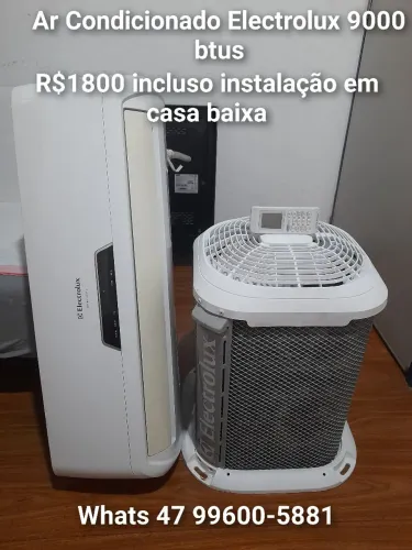 Ar Condicionado Electrolux 9000 btus incluso instalação