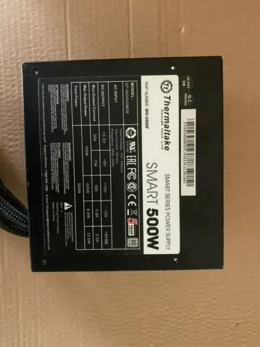 Fonte Thermaltake Smart 500W 80 Plus - Impecável (Lacre Intacto)