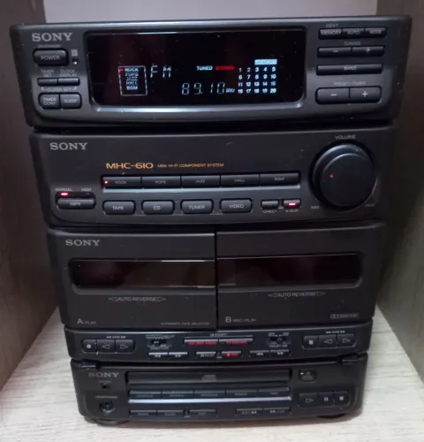 MICROSYSTEM SONY MHC-610 JAPONÊS(COM CONTROLE) 