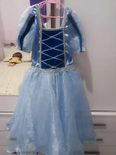 Vestido Fantasia Cinderela