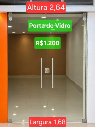 Porta de vidro