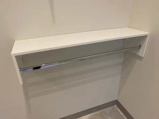 1 cabideiro arara de mdf 1,00 metro