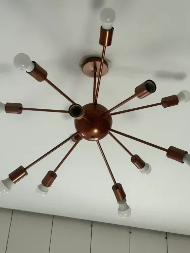 Luminária pendesnte átomo