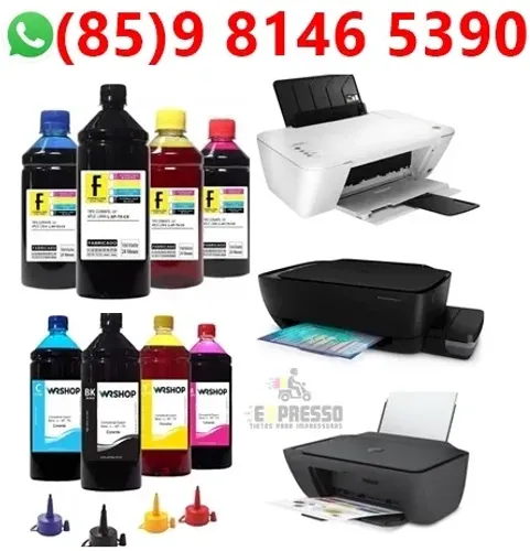 Kit De Recarga HP 668 667 664 662 Fazemos Entregas. Aceitamos Cartões. Fale Conosco.