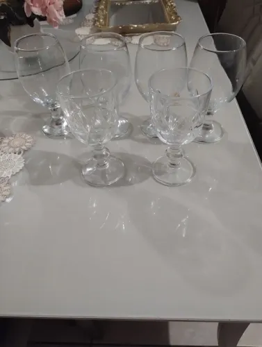 6 taças 35,00