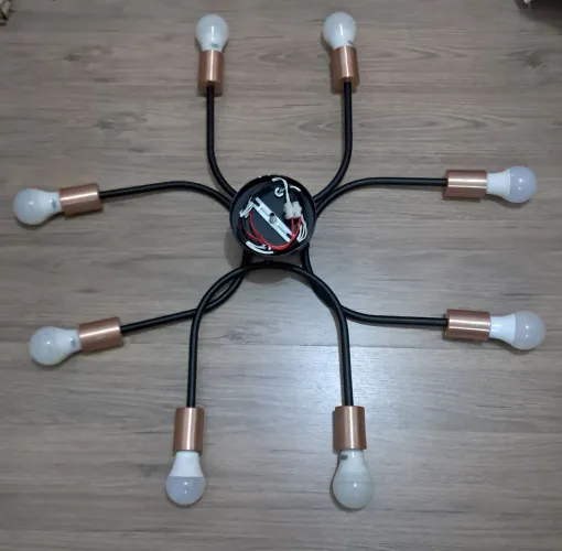 Lustre Plafon Sputinick para lâmpadas e27