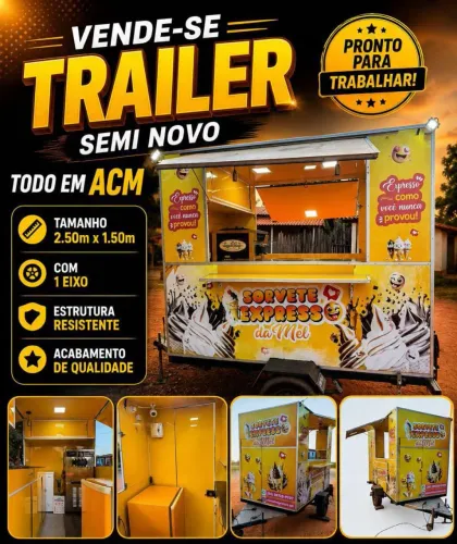 Trailer Semi novo pronto pra trabalhar!!! Por apenas R$ 20.000