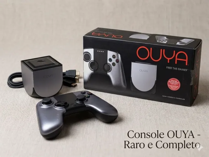 Console Ouya completo na caixa original
