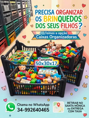 Caixas organizadoras 